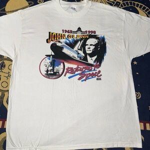 Vintage 1998 John Glenn Return To Space T-shirt Size 2XL